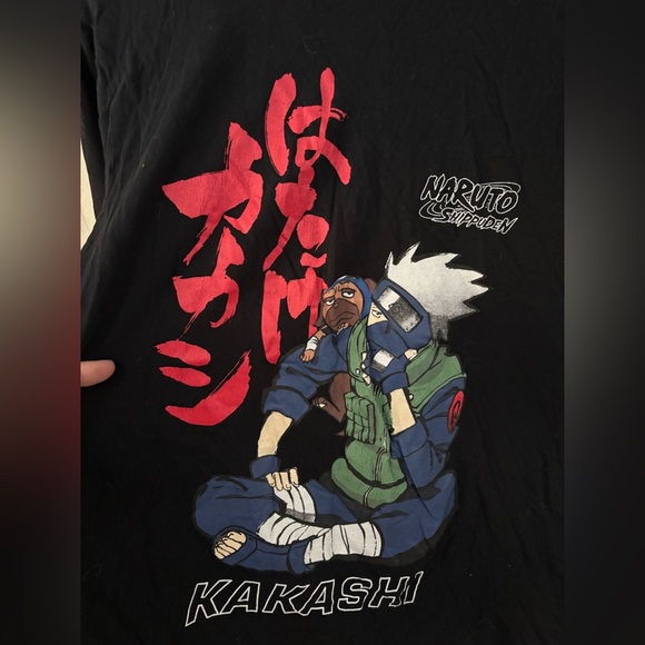 Anime Naruto Kakashi + Dog Tshirt - Picture 2 of 4